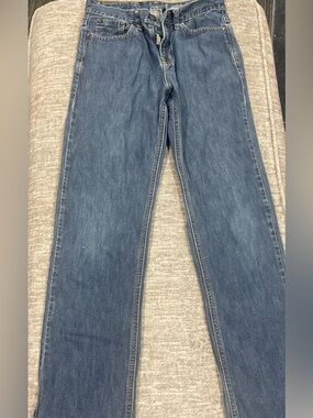 Classic Straight-Leg Blue Jeans